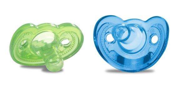 The First Years GumDrop Pacifier, 2-pack, GreenBlue, 3+ Months