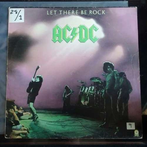 ULTRA RARE GREEN AC/DC Let there be rock LP