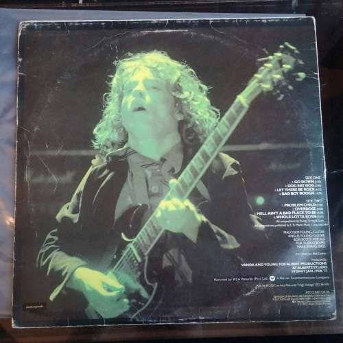 ULTRA RARE GREEN AC/DC Let there be rock LP