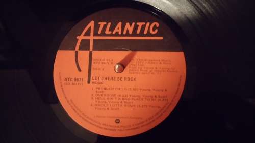 ULTRA RARE GREEN AC/DC Let there be rock LP