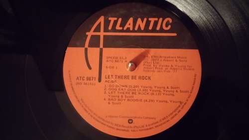 ULTRA RARE GREEN AC/DC Let there be rock LP