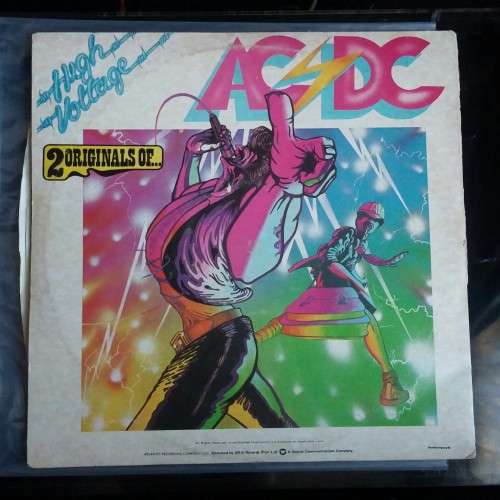 AC/DC Double Album : Dirty Deeds Done Dirt Cheap / High Voltage LP