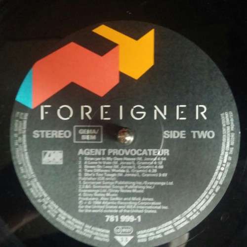 Foreigner - Agent Provocateur LP