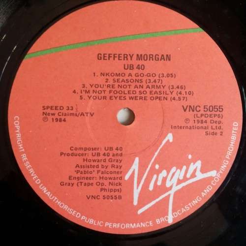 UB40 - Geffery Morgan LP