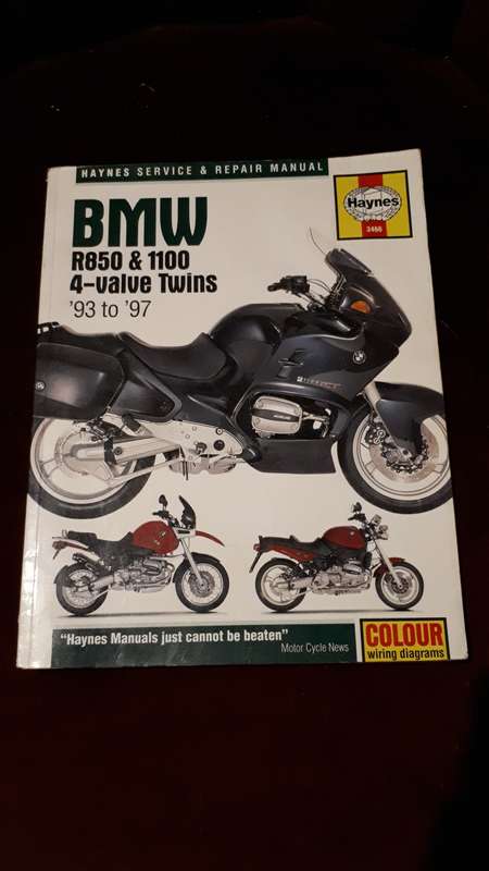 BMW R850, 1100 4-Valve Twins `93 to `97 Haynes Manual