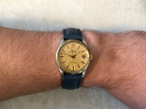 Tudor Prince OysterDate Two-Tone with Fluted Gold Bezel