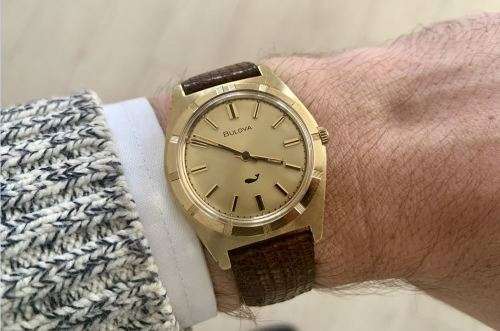 Vintage Bulova Sea King 'Whale Dial'