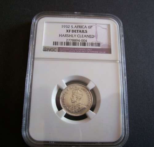 1932 6P NGC GRADED XF DETAIL