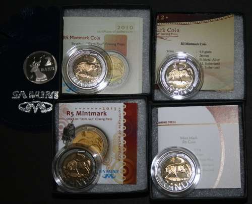 2009,2010,2012,2013 PLUS 2016 MINT MARK R5 ALL FOR ONE BID