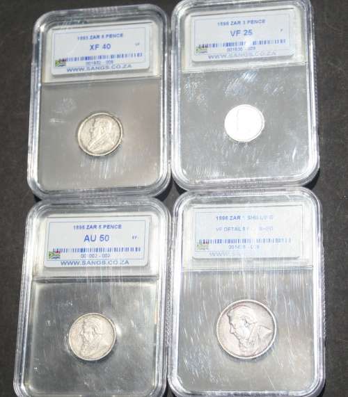1895 6 PENCE PLUS 1896 3 & 6 PENCE AND 1 SHILLING ALL FOR ONE BID