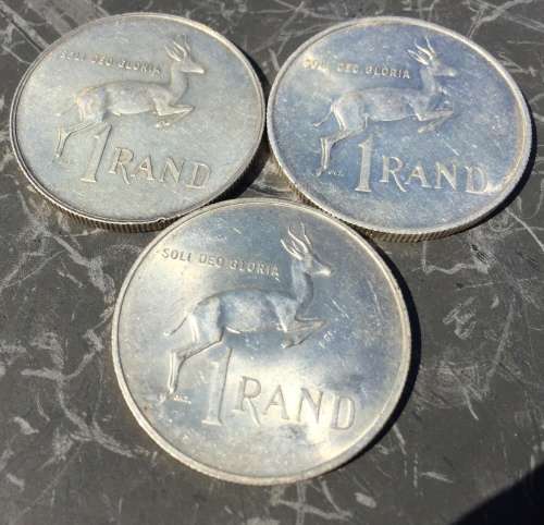 1967 SILVER R1 COINS CONDITION AS PER IMAGE ALL FOR ONE BID