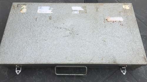 COLLECTION OF SILVER CROWNS AND R1 COINS AS PER CONDITION AND DESCRIPTION BELOW IN STEEL BOX