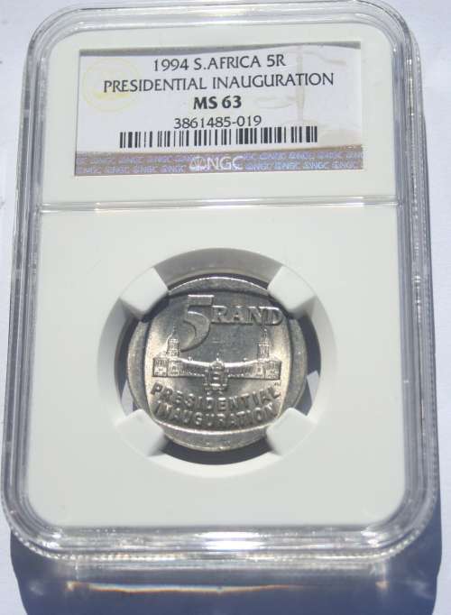 1994 R5 INAUGURATION NGC GRADED MS 63