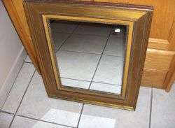 MIRROR 560 X 660MM WITH WOODEN BACKING