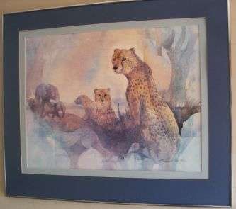 PRINT BY EDWARD BARTAM SIZE 680 X 530MM FRAME 920 X 780MM