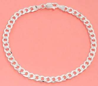 Charming bracelet 5mm in solid sterling silver