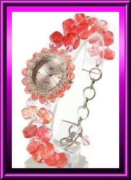 G.E.M.S. Genuine crystals quartz movement watch