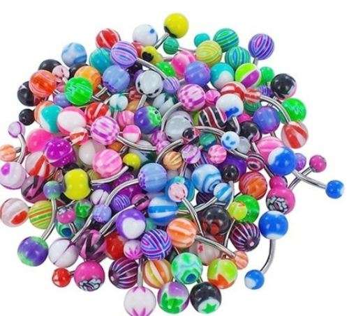 Random mix of bellyrings (10 per lot)