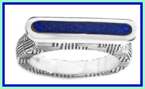 Stylish BOMA Sterling silver ring - size 6