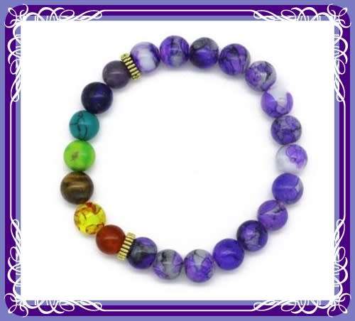 Stunning Chakra energy, healing, balance, passion and luck bracelet