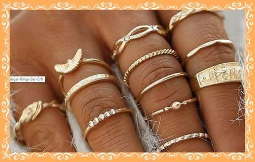 Great deal Midi ring (knuckle ring) set