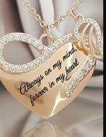 Always on my mind, forever in my heart Angel Winged Necklace