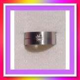 Stainless Steel Ring with star shape cut out design