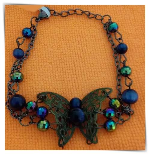 Beautifull handmade butterfly bracelet