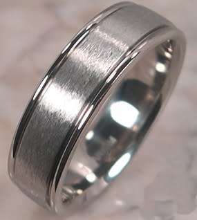 Mens aerospace grade Titanium Ring  size 8