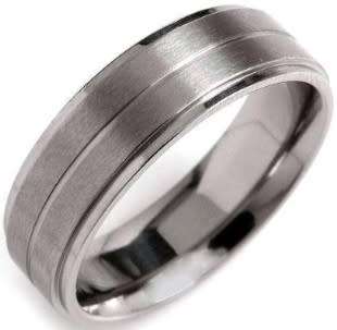 Majestic Gents Ring Made of Titanium- Size 11