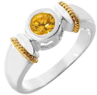 Lovely ring with 1.46ctw cubic zirconia