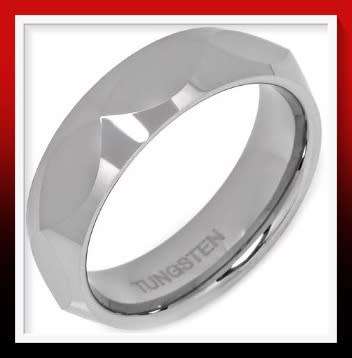 Comfort fit gents ring well made in Tungsten  Size : 8.75