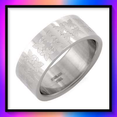 Tarnish-free Stainless Steel Men`s ring size 10