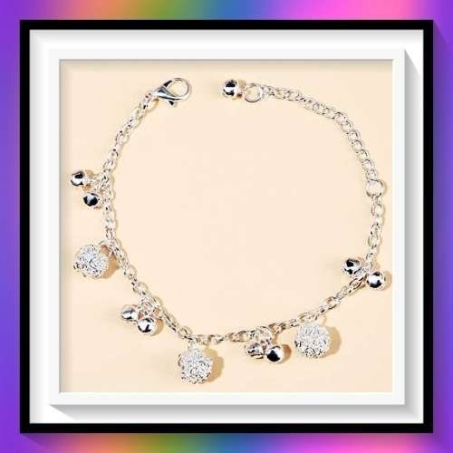 Beautiful bells and balls charm bracelet