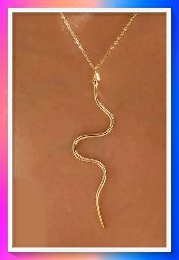 Stunning Snake Charm Necklace