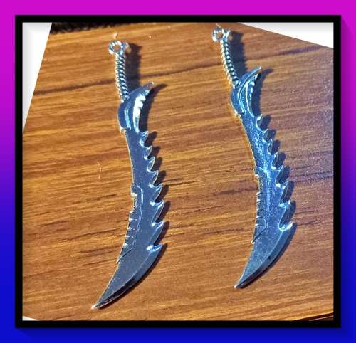 Zinc Alloy Sword DIY Pendant to use as a charm, pendant or jewellery making