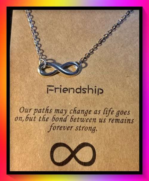 Infinity Symbol Charm Necklace