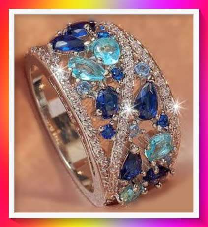 Stunning Cubic Zirconia simulant stylish Ring S8