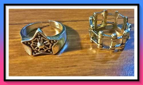 Funky 2pc star and chain ring set