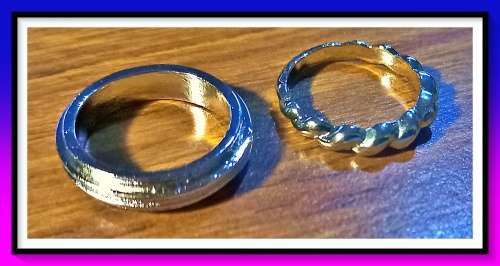 Dashing 2 piece minimalist ring set