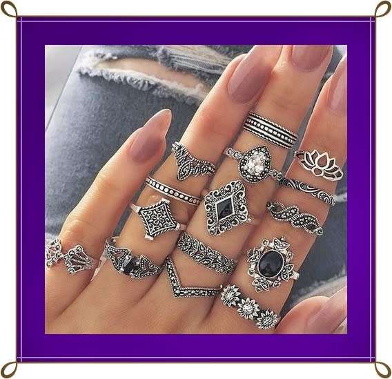 Gorgeous ring set for special occasions (15 pc)