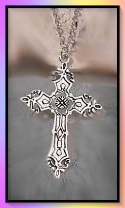 Exalting statement style Chain Cross Necklace