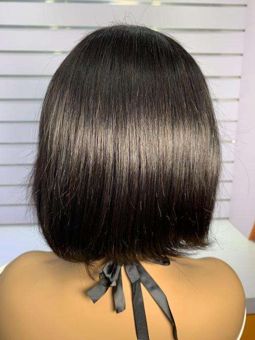 10" Brazilian BOB Wigs Lace Closure (Grd10A) 100% Virgin Remy Human Hair