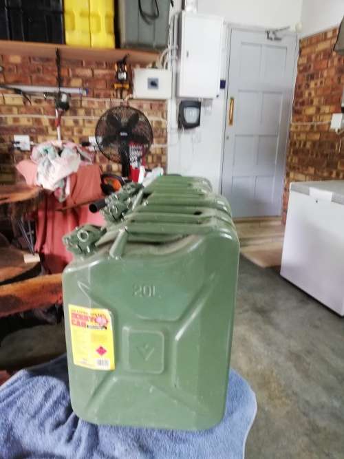 4 x 20l Steel Jerrycans