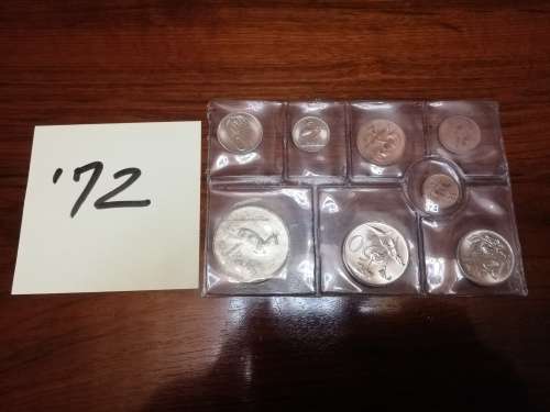 1972 SA Coin set