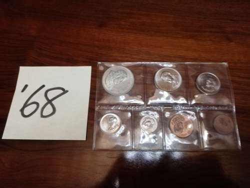 1968 SA Coin set