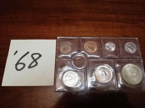 1968 SA Coin set