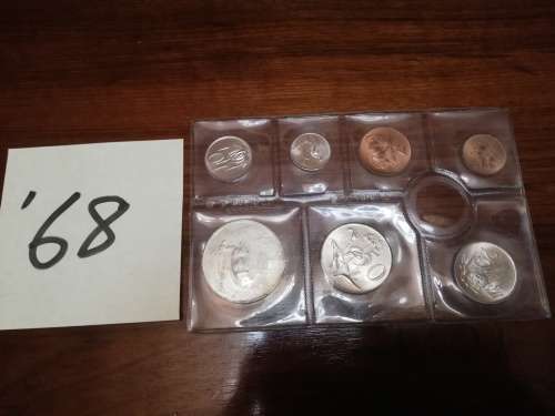 1968 SA Coin set