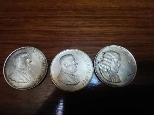 R1. 00 silver coins