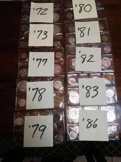 SA Mint Coin sets x 10 FOR BENNY ONLY